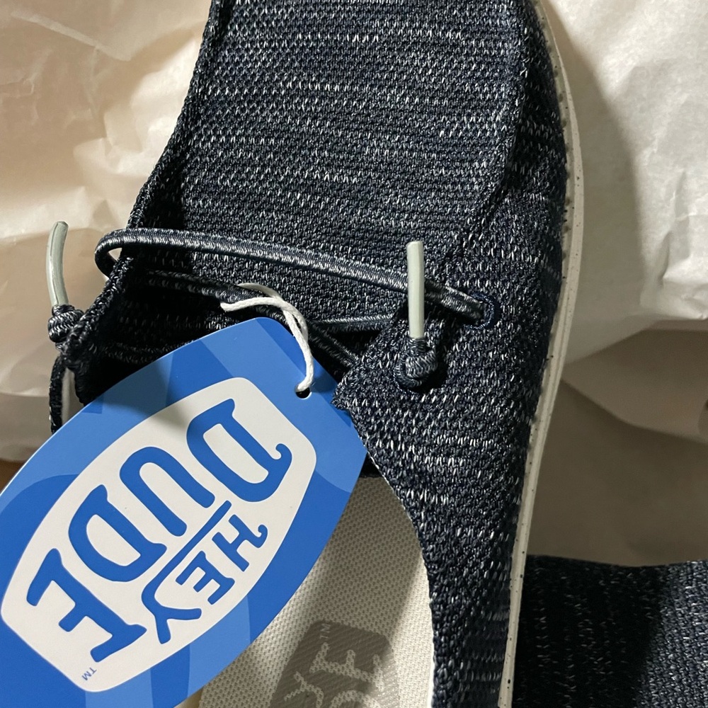 Hey Dude Navy Blue Flats